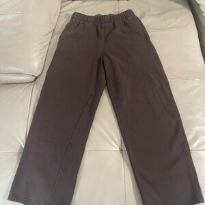 Tilly's Brown Elastic-Waist Sweatpants
